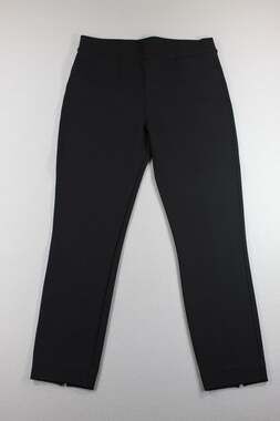 Spanx Dress Pants Womens Large Black Ponte Skinny Pull On Stretch Shaping